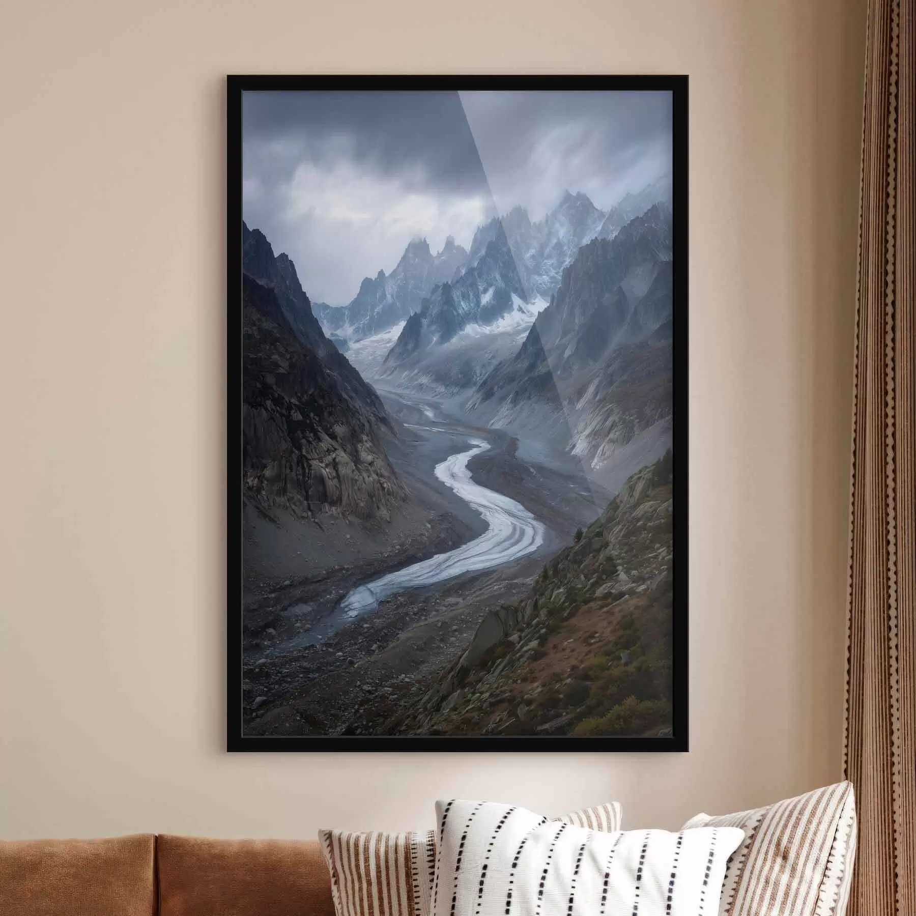 Fototapeta górski krajobraz z chmurami f47143