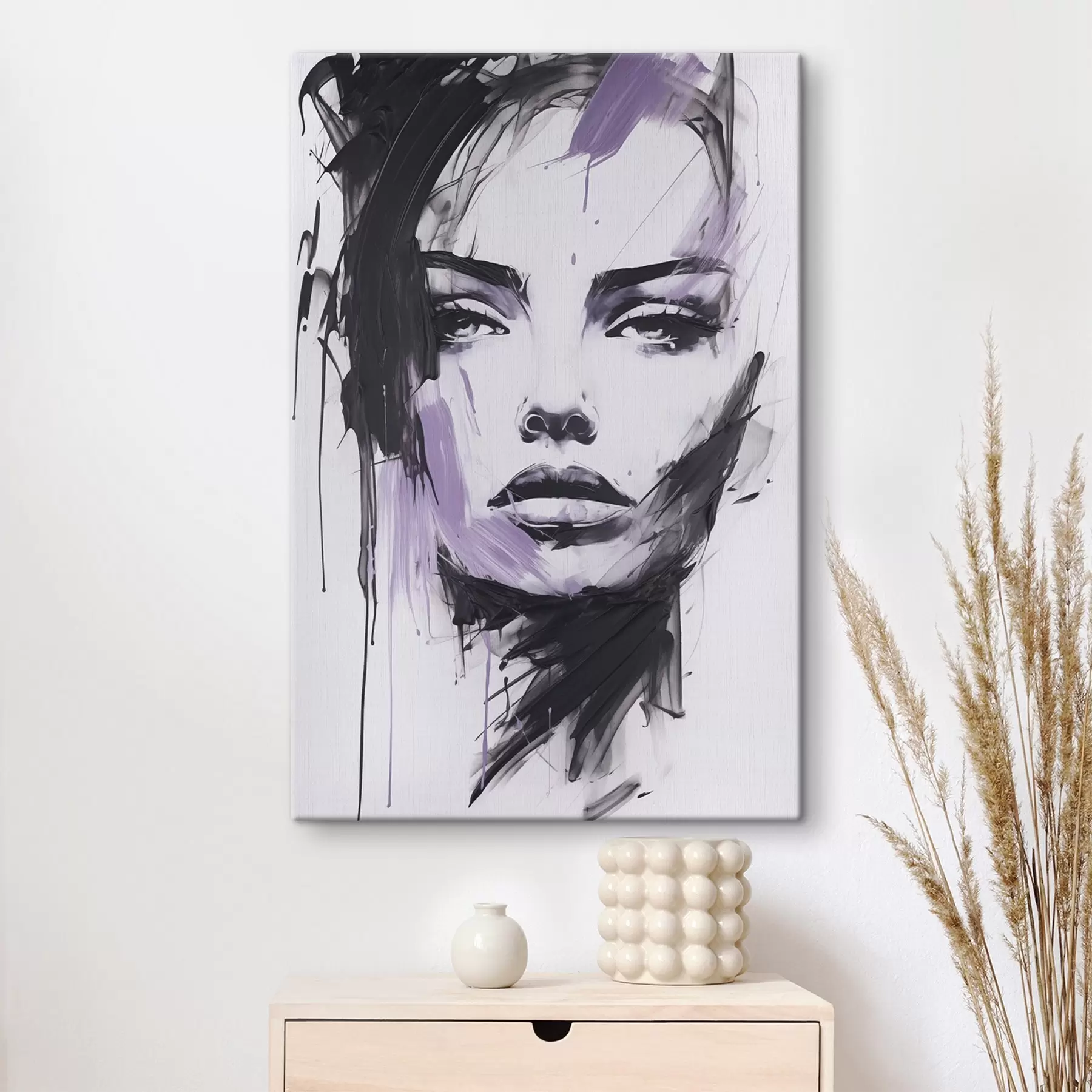 Obraz Abstrakcyjny portret kobiety s47498