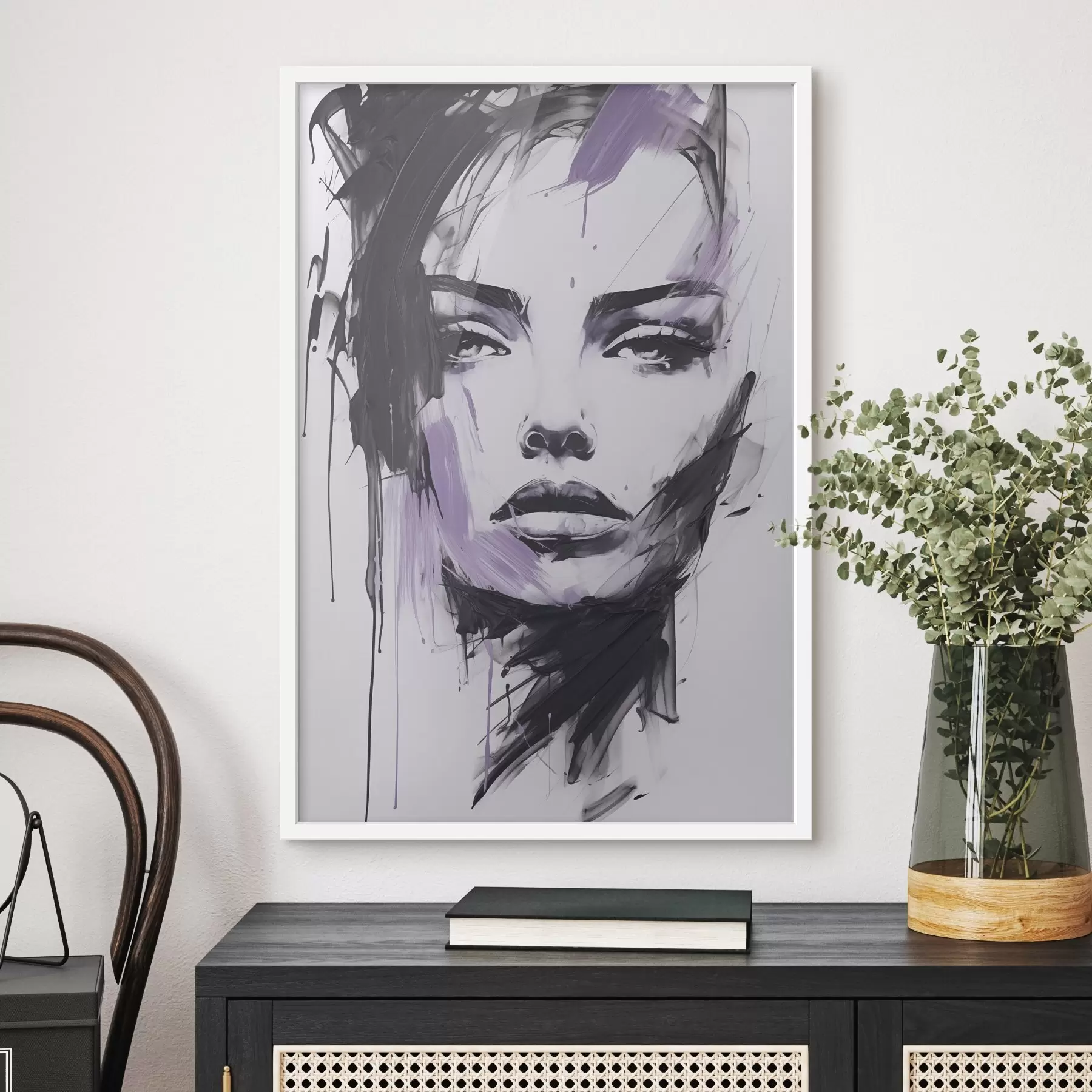 Fototapeta Abstrakcyjny portret kobiety f47498