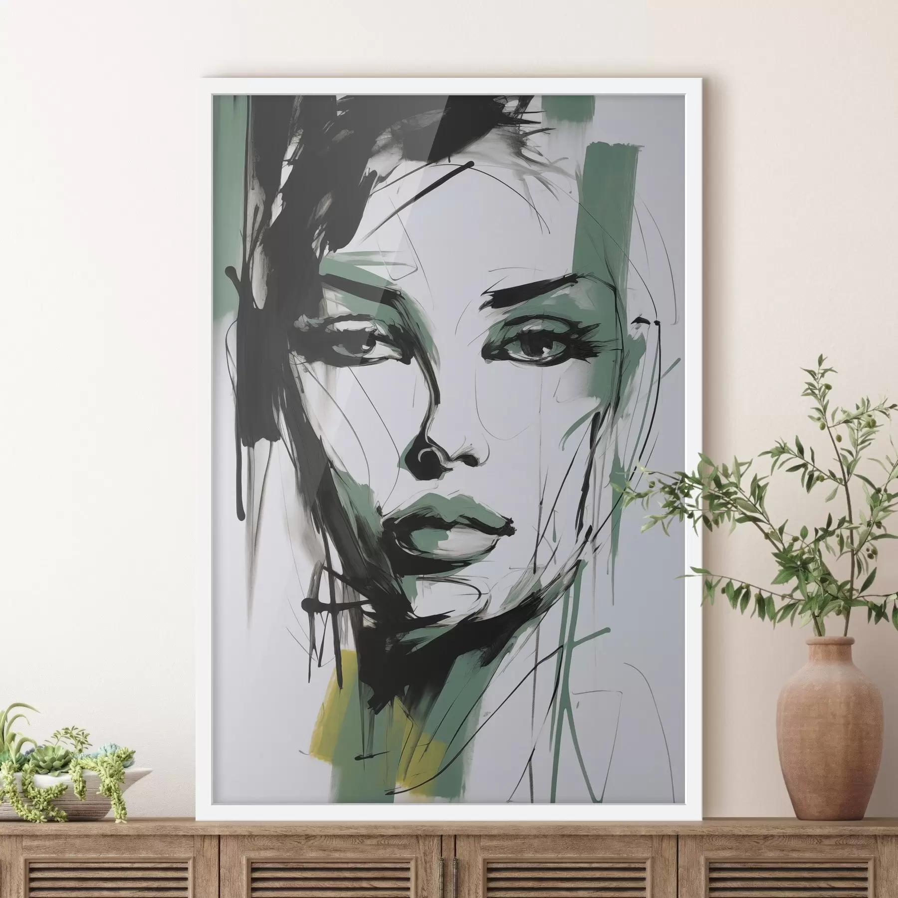 Fototapeta Abstrakcyjny portret kobiety f47499