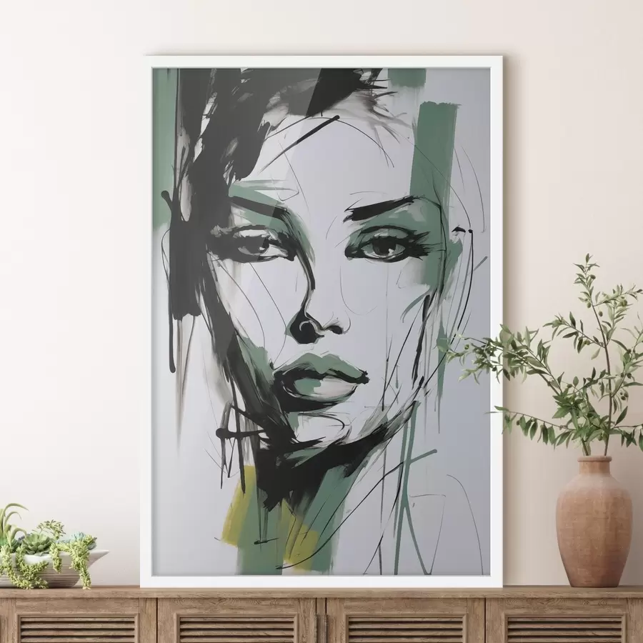 Fototapeta Abstrakcyjny portret kobiety f47499