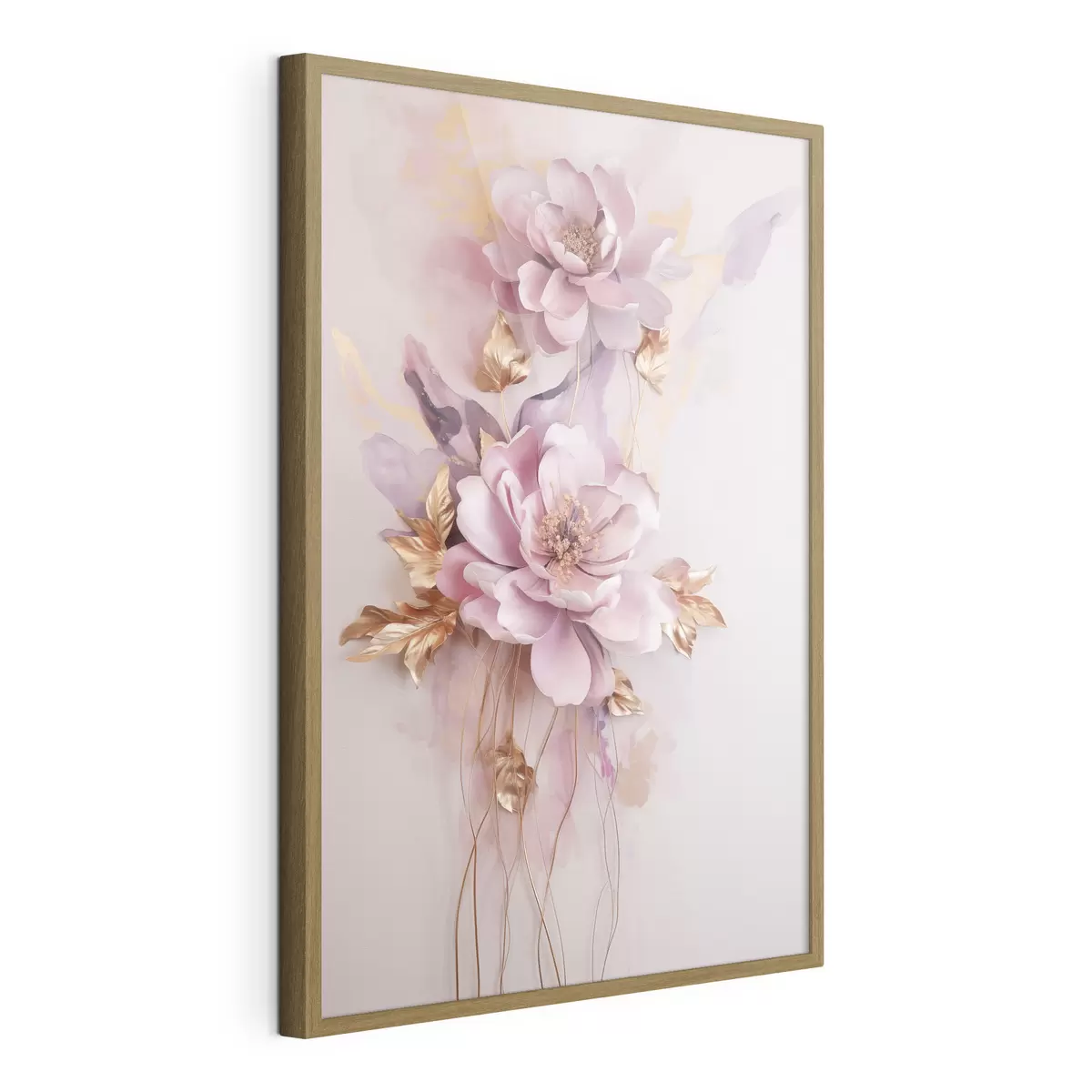 Plakat Piękne abstrakcyjne kwiaty f47104