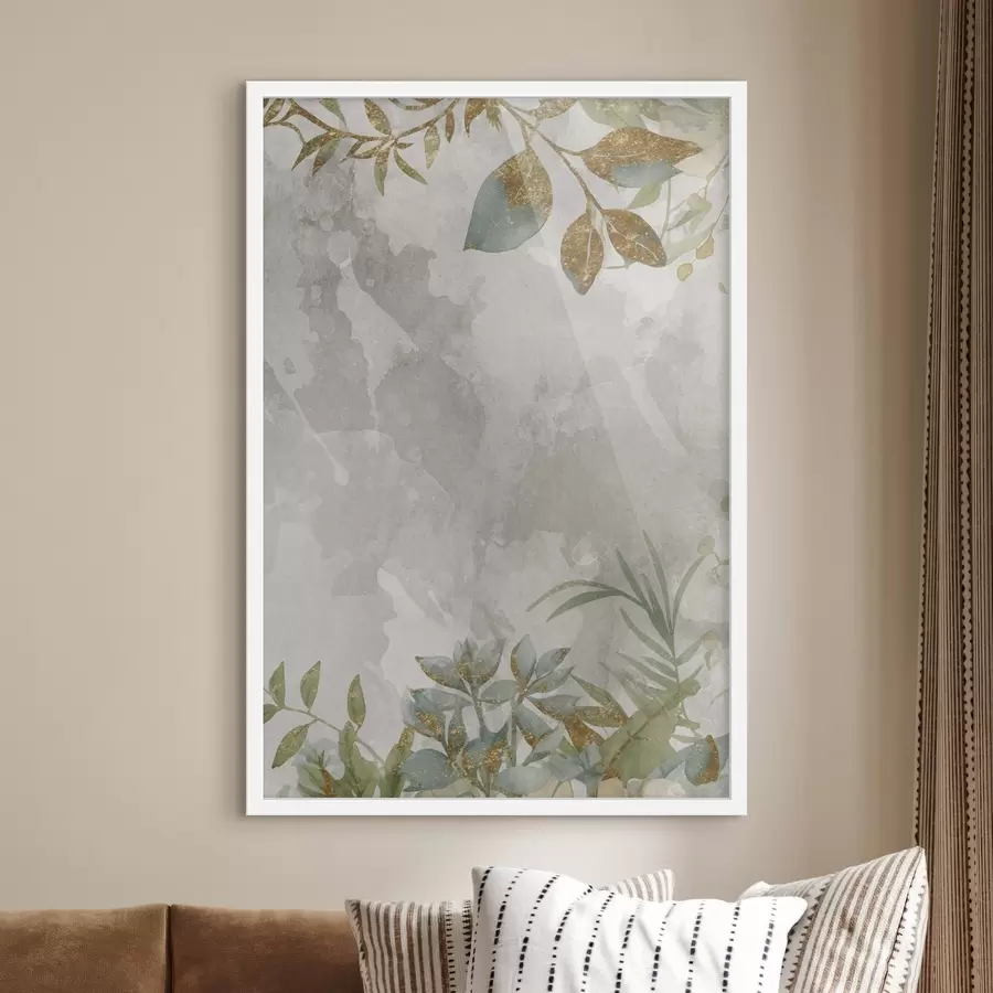 Fototapeta Rośliny na jasnym tle f46894
