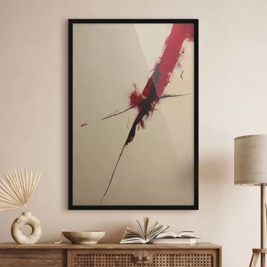 Fototapeta Czerwony akcent f47461