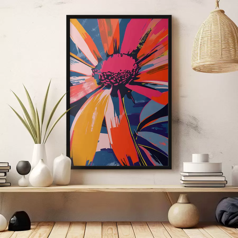 Fototapeta Kolorowa stokrotka f47472