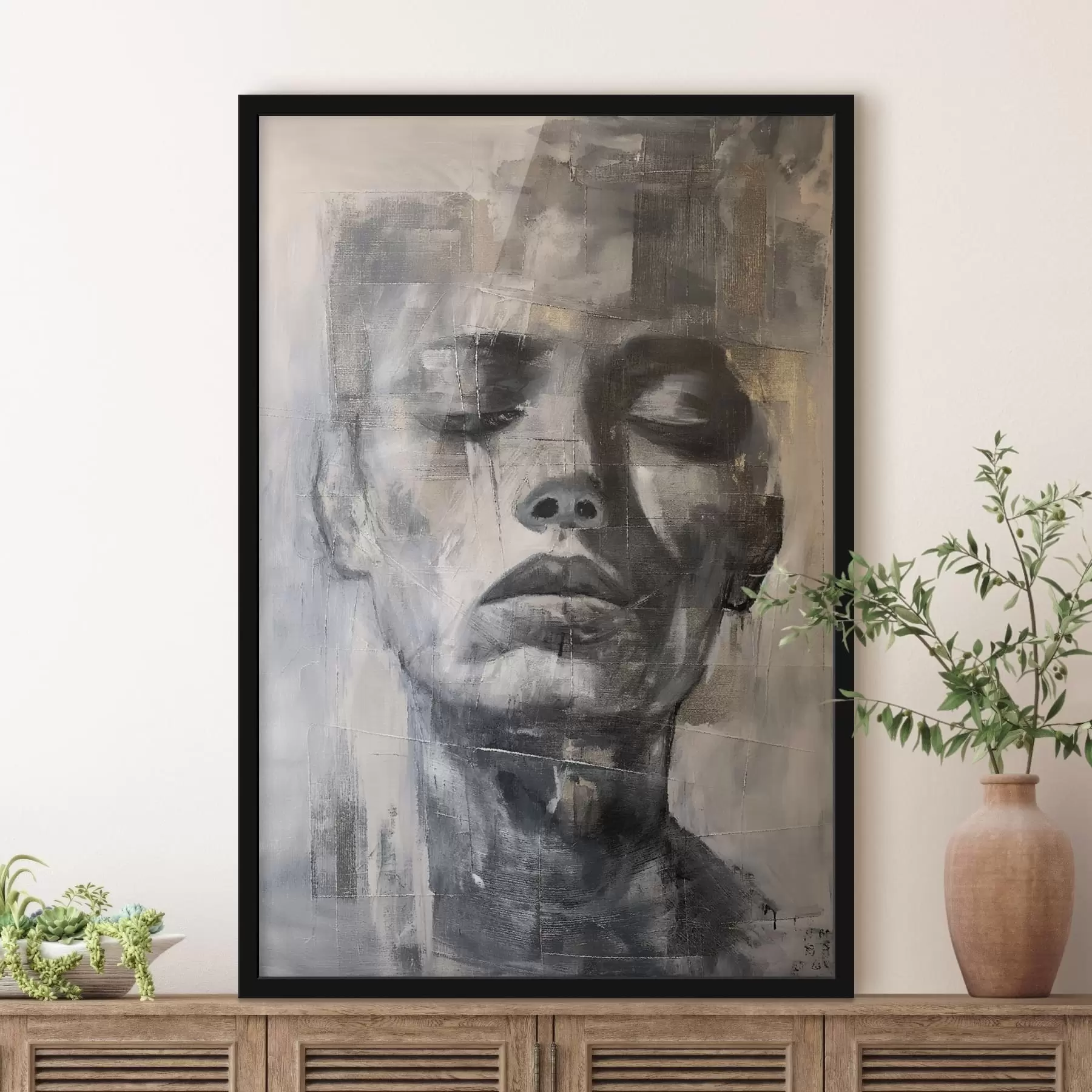 Fototapeta Teksturowany portret f47482