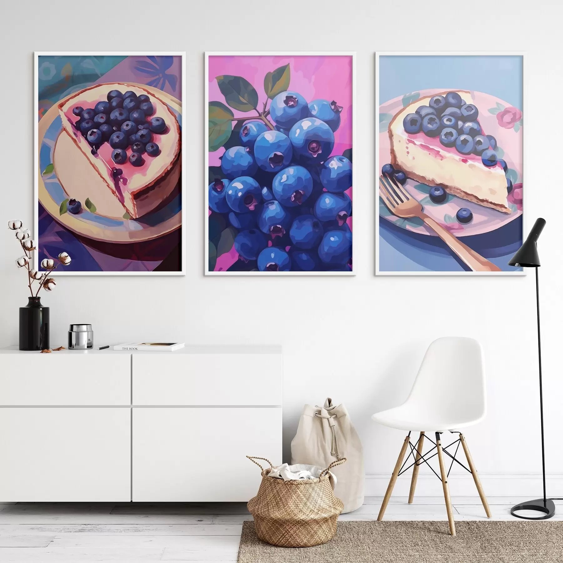 Fototapeta Sernik z jagodami d00547