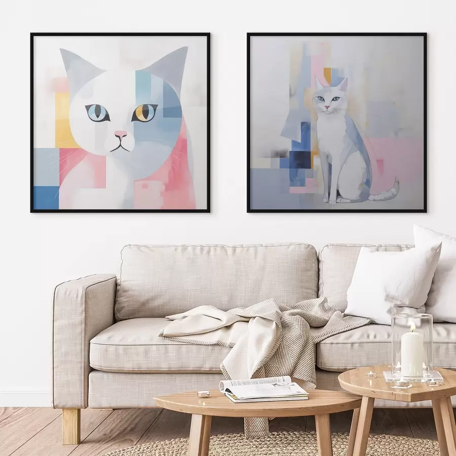 Fototapeta Streszczenie kot d00592