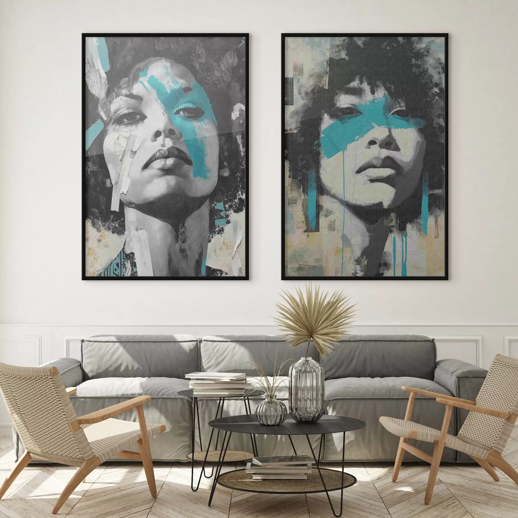 Fototapeta Abstrakcyjna kobieca twarz d00602