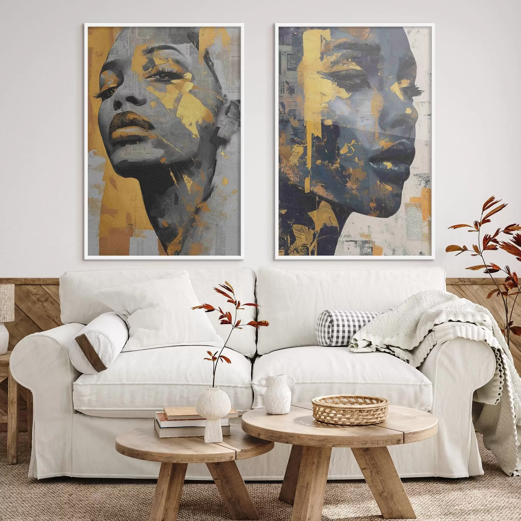 Fototapeta Abstrakcyjna kobieca twarz d00603