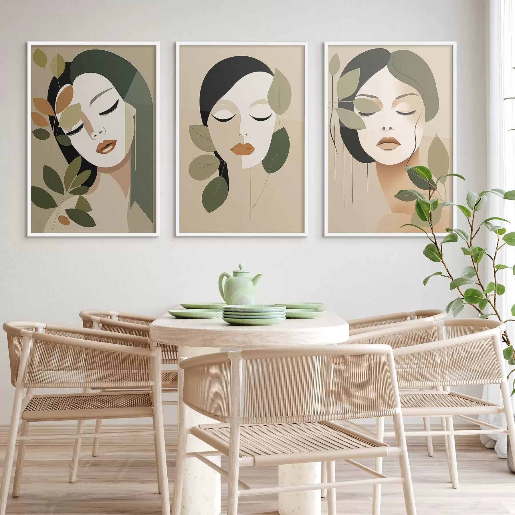 Fototapeta Twarze dziewcząt d00605