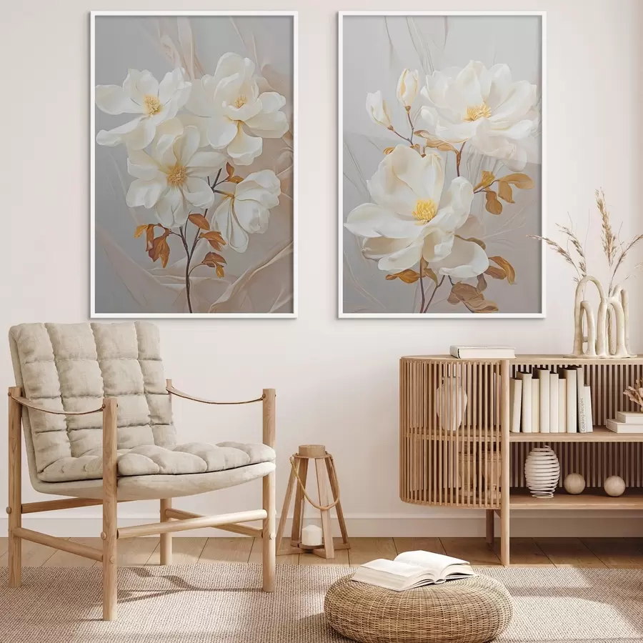 Fototapeta Delikatne abstrakcyjne kwiaty d00611