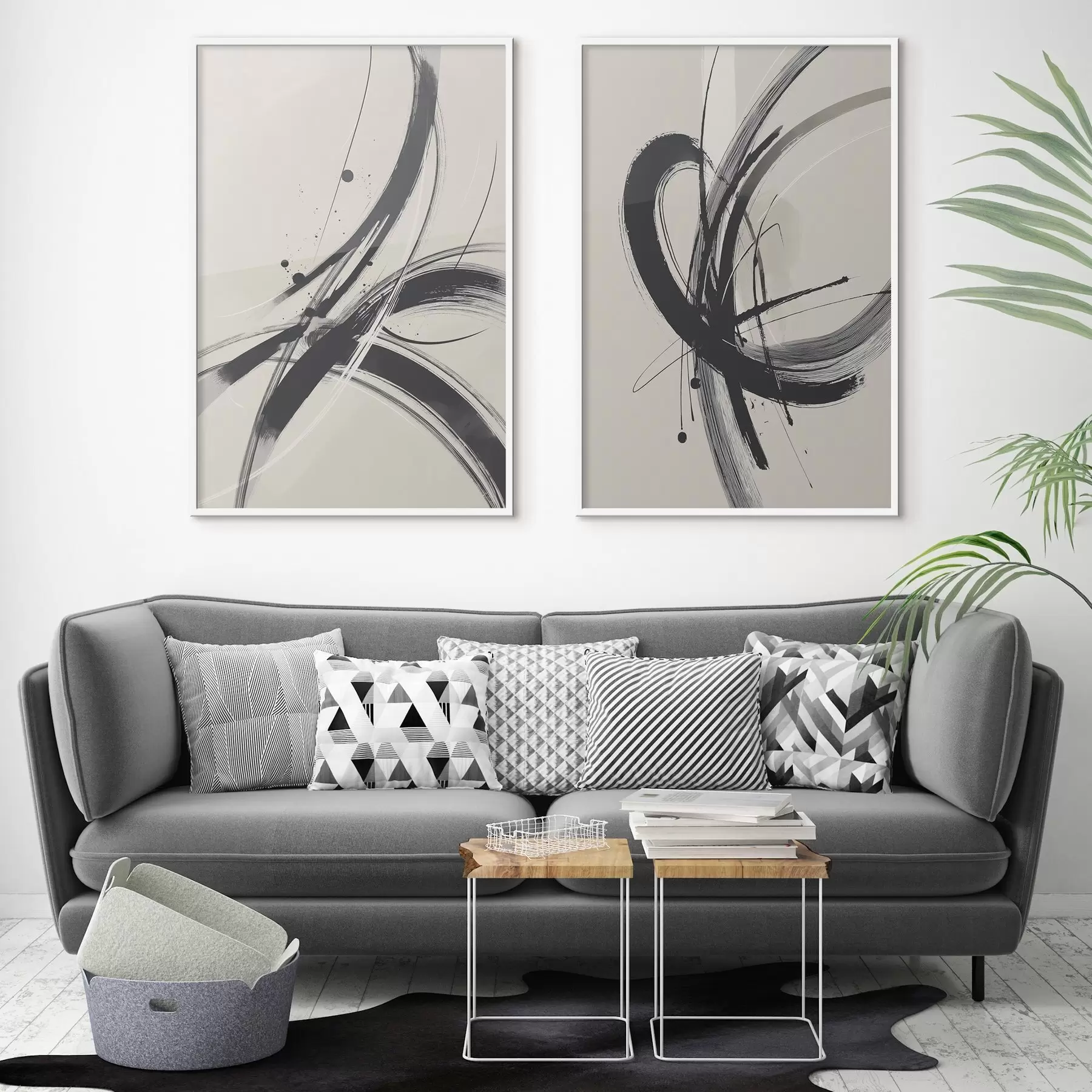 Fototapeta Abstrakcyjne, minimalistyczne pociągnięcia pędzla d00613