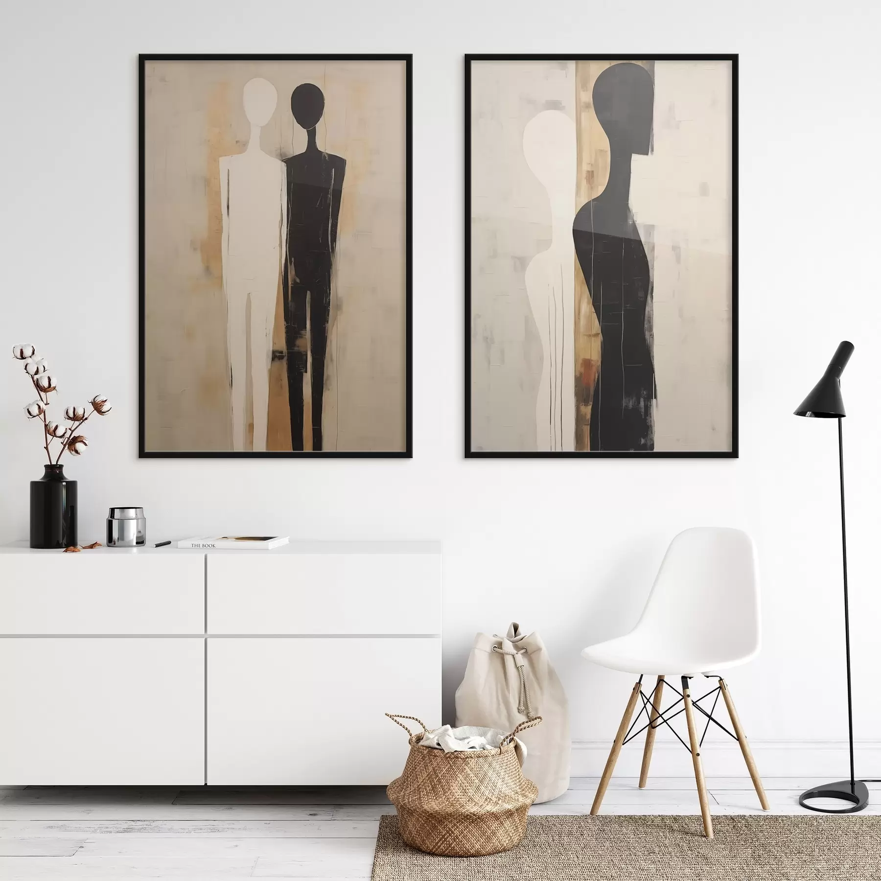 Fototapeta Sylwetki dwóch postaci d00620