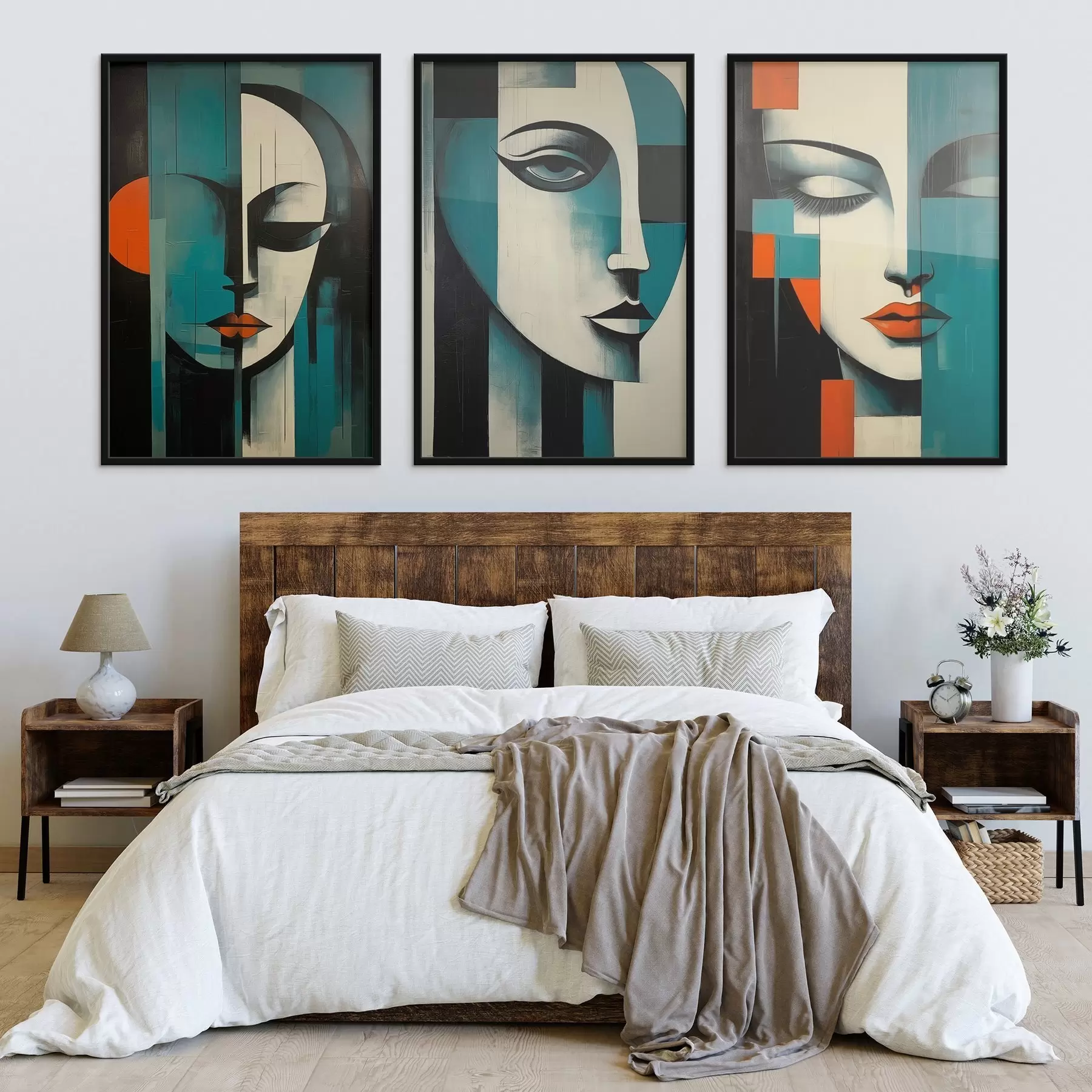 Fototapeta Abstrakcyjne portrety kobiet d00621