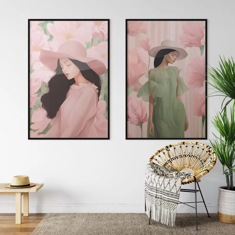 Fototapeta Dziewczyna w kapeluszu d00678