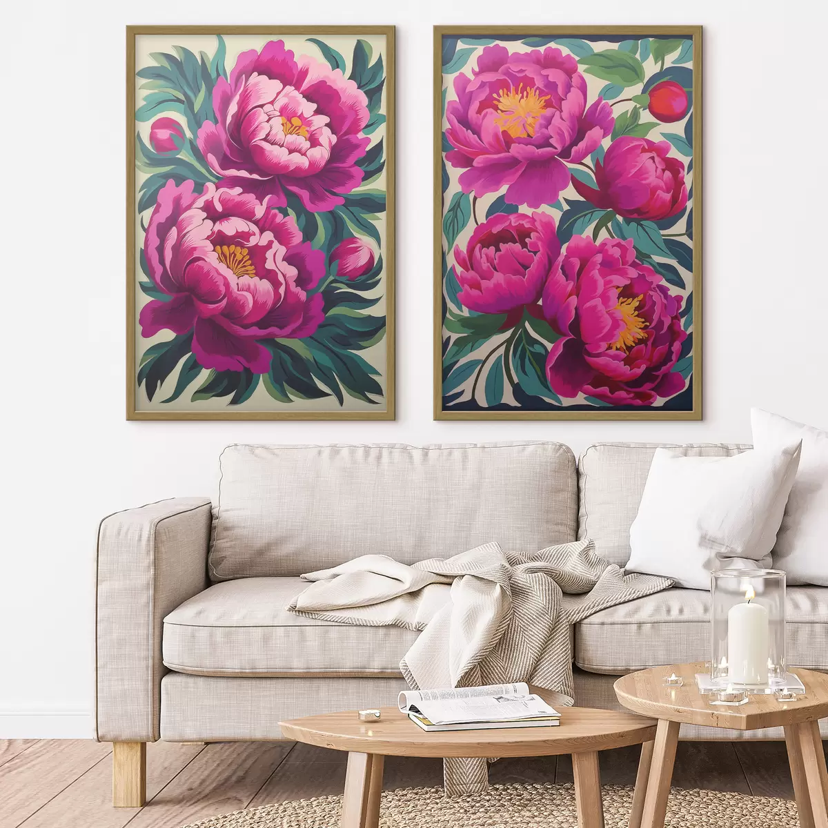 Plakat Piwonie d00727