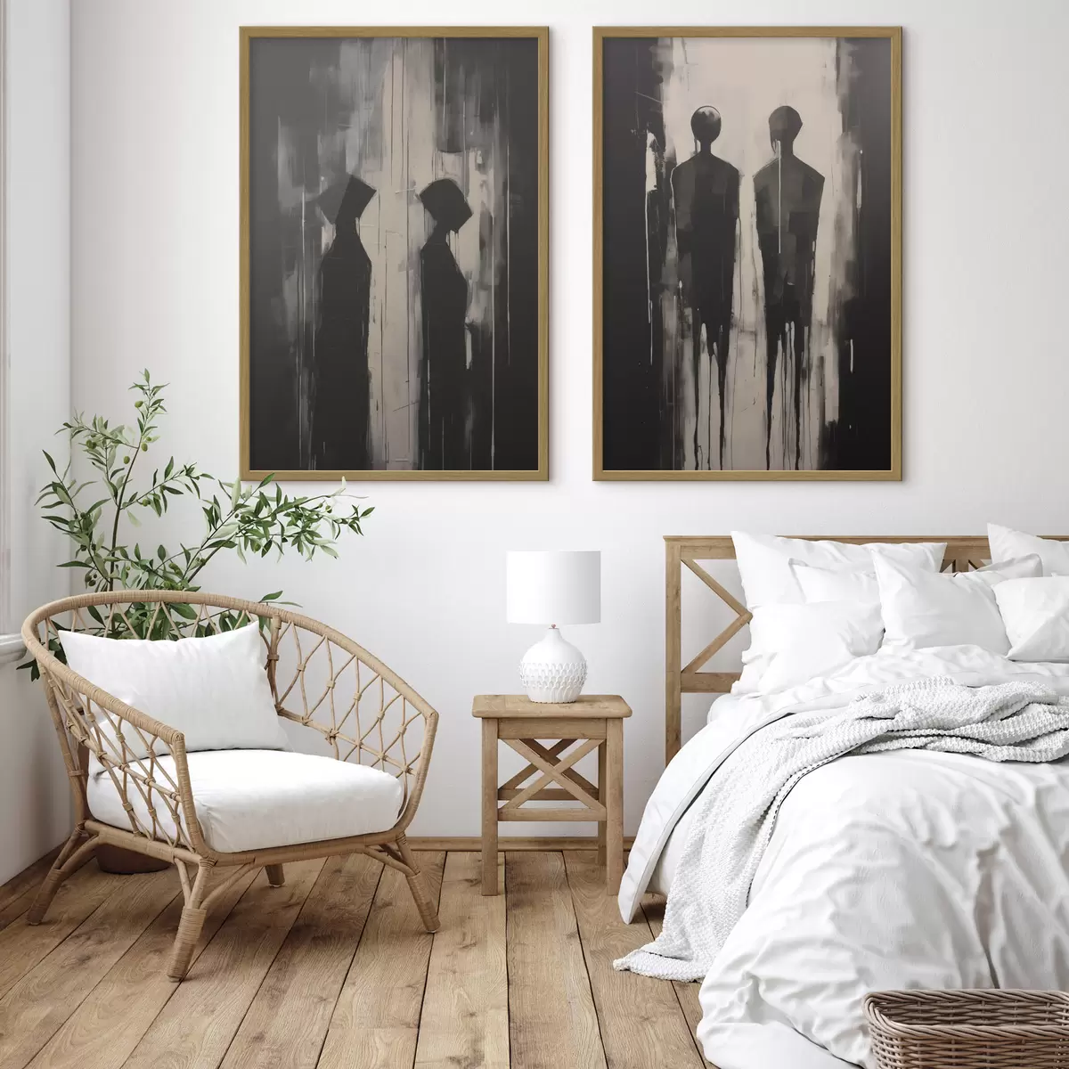 Plakat Sylwetki ludzi d00730