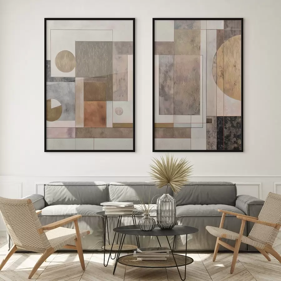 Fototapeta abstrakcyjna nowoczesna geometria d00738