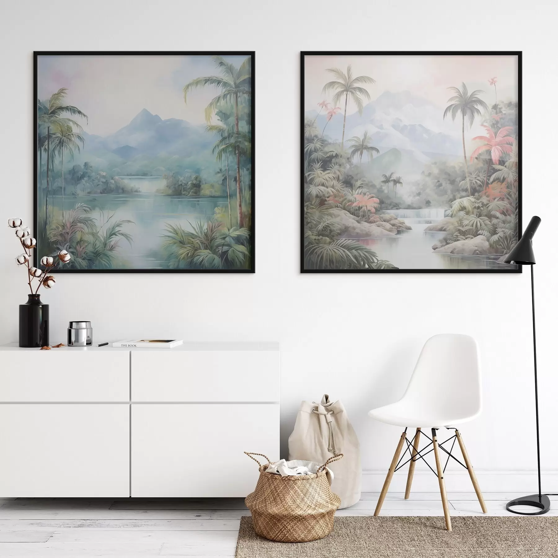 Fototapeta Rzeka w dżungli przed górą d00751