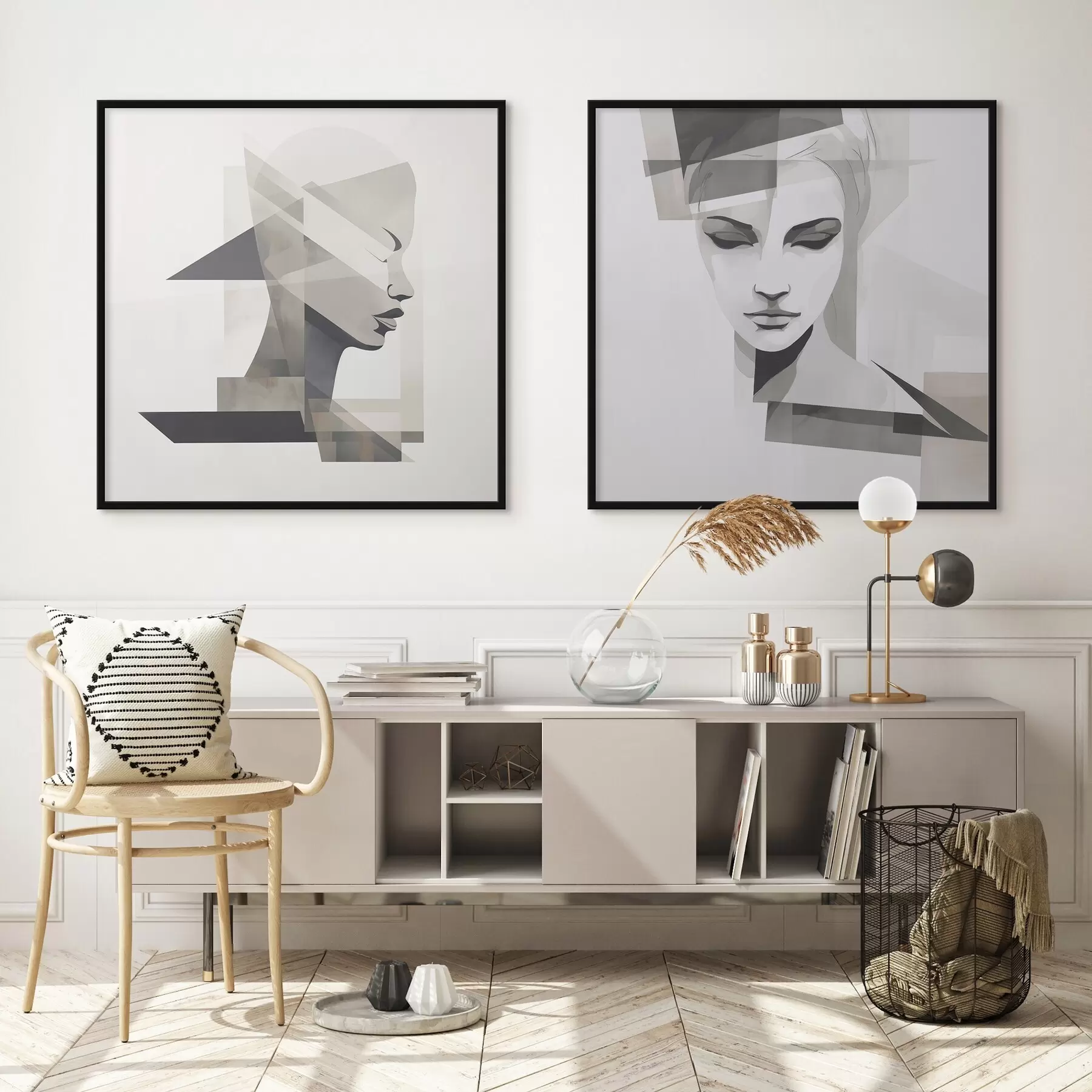 Fototapeta Abstrakcyjny portret d00753