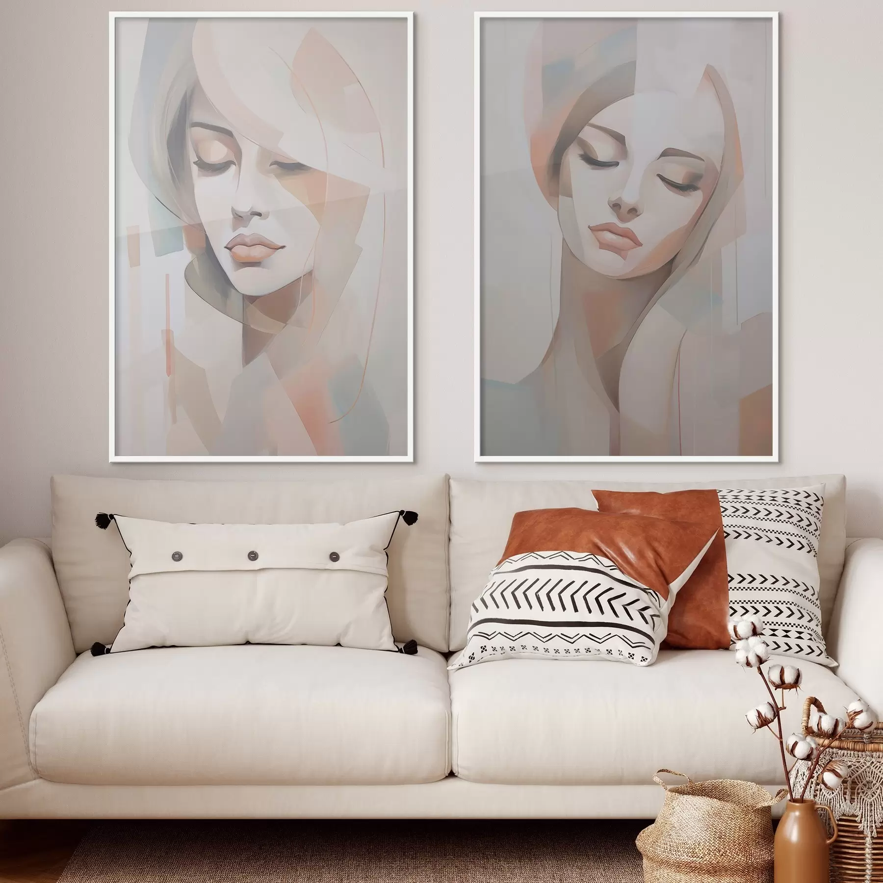 Fototapeta Abstrakcyjny portret dziewczyny d00768