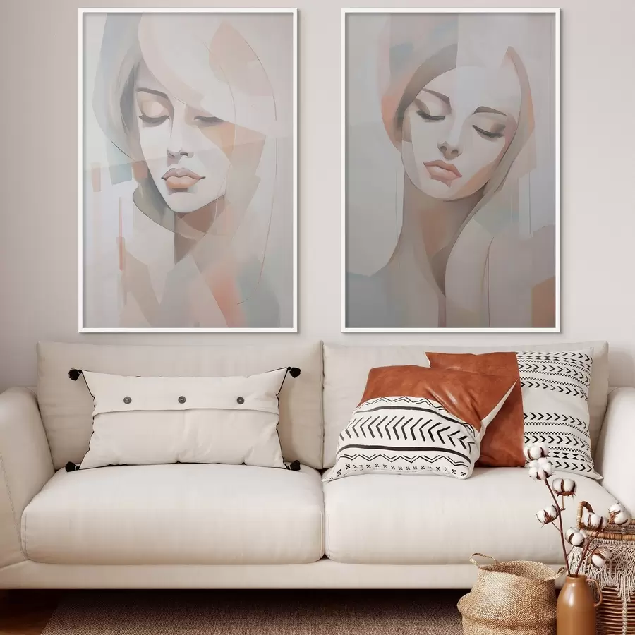 Fototapeta Abstrakcyjny portret dziewczyny d00768