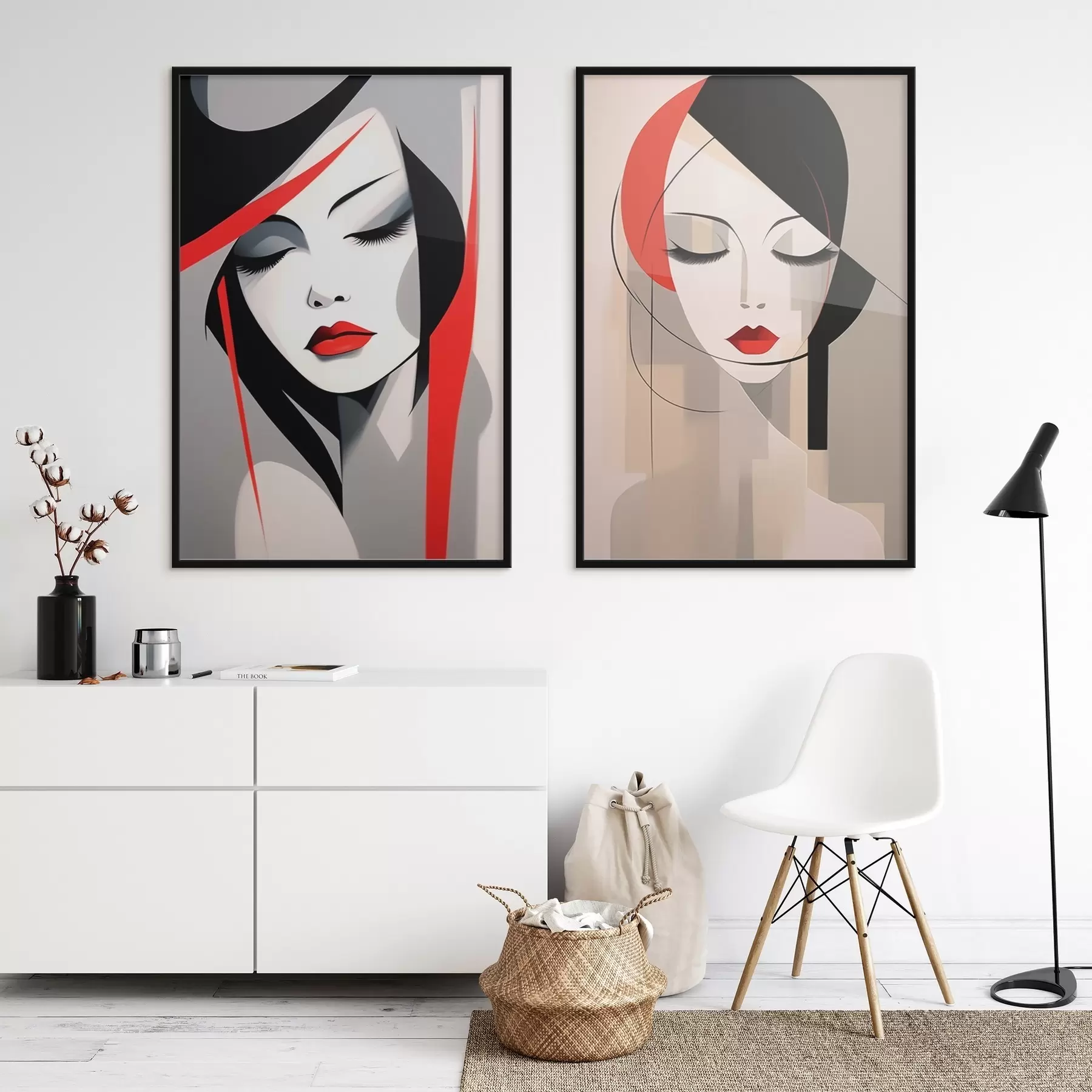 Fototapeta Abstrakcyjne portrety kobiet d00774