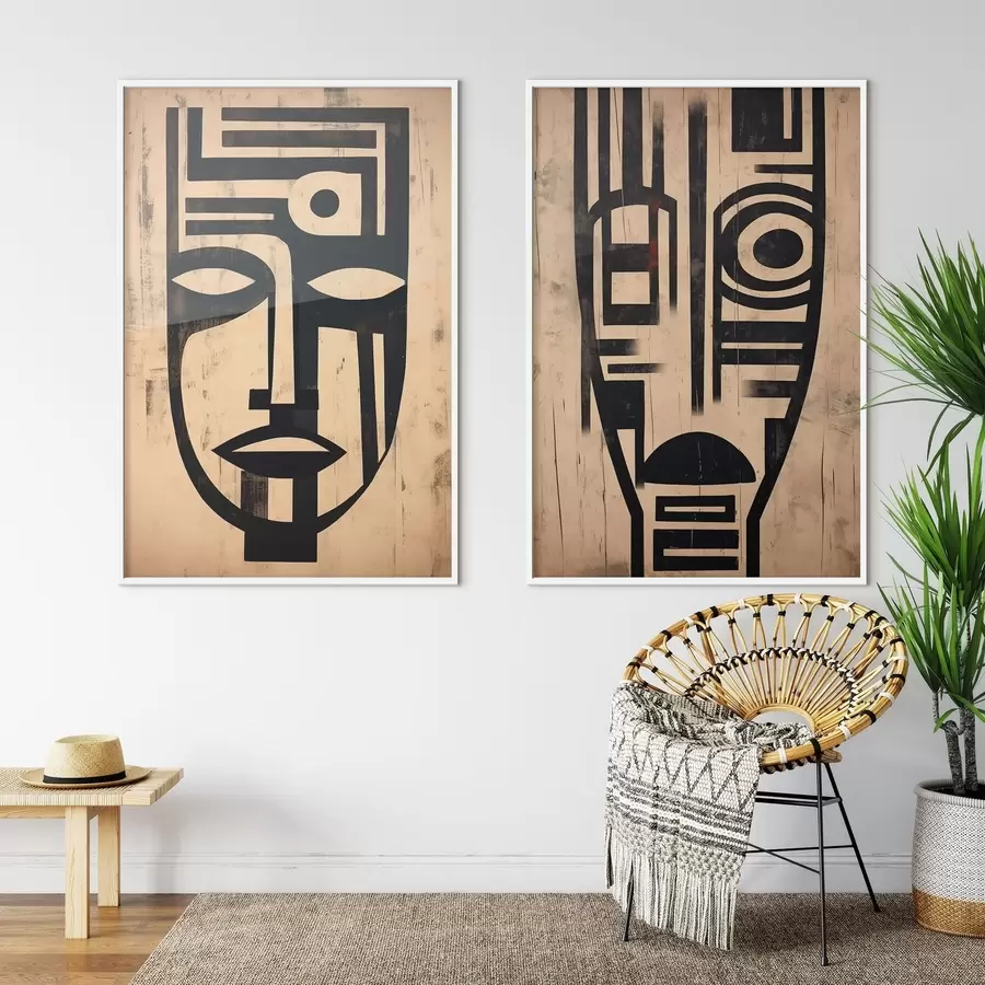 Fototapeta Abstrakcyjne maski d00776