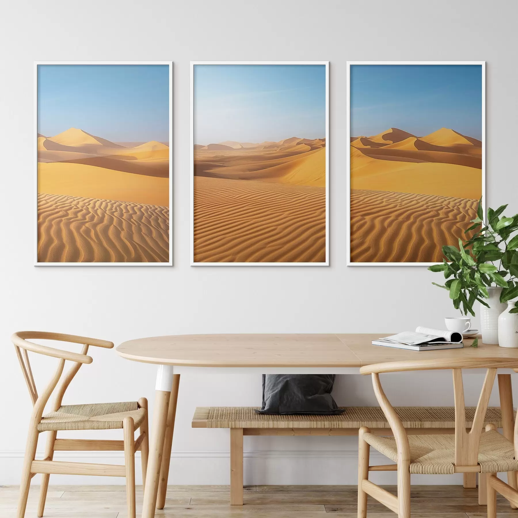 Fototapeta Błękitne niebo na pustyni d00786