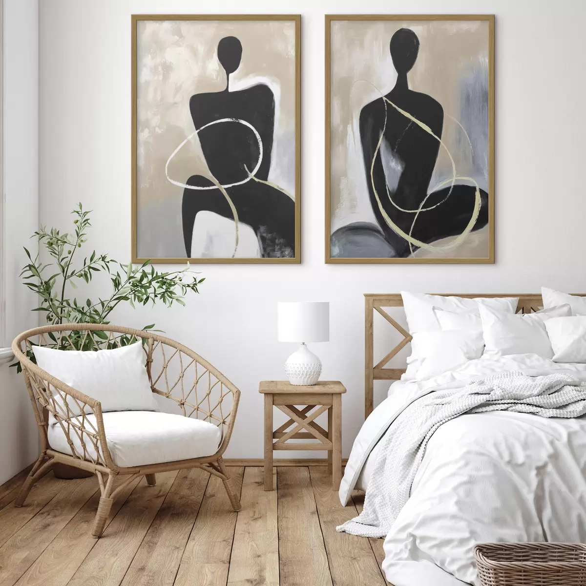Plakat Abstrakcyjne sylwetki d00719