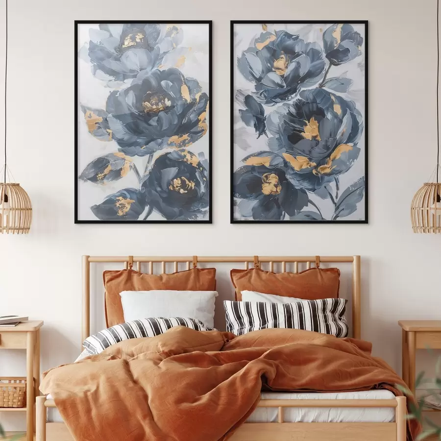 Fototapeta Duże abstrakcyjne kwiaty d00782