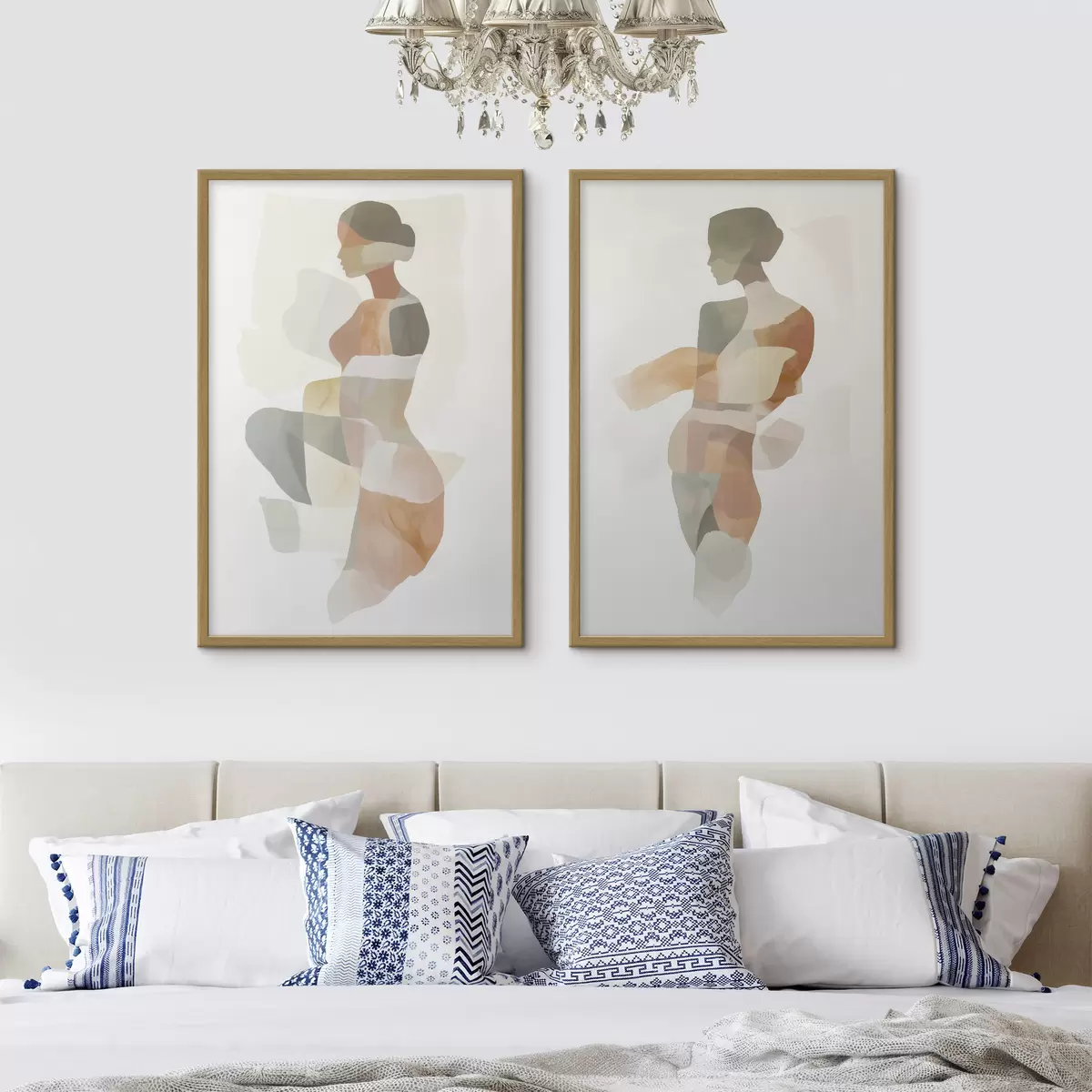 Plakat Abstrakcyjne sylwetki kobiet d00788