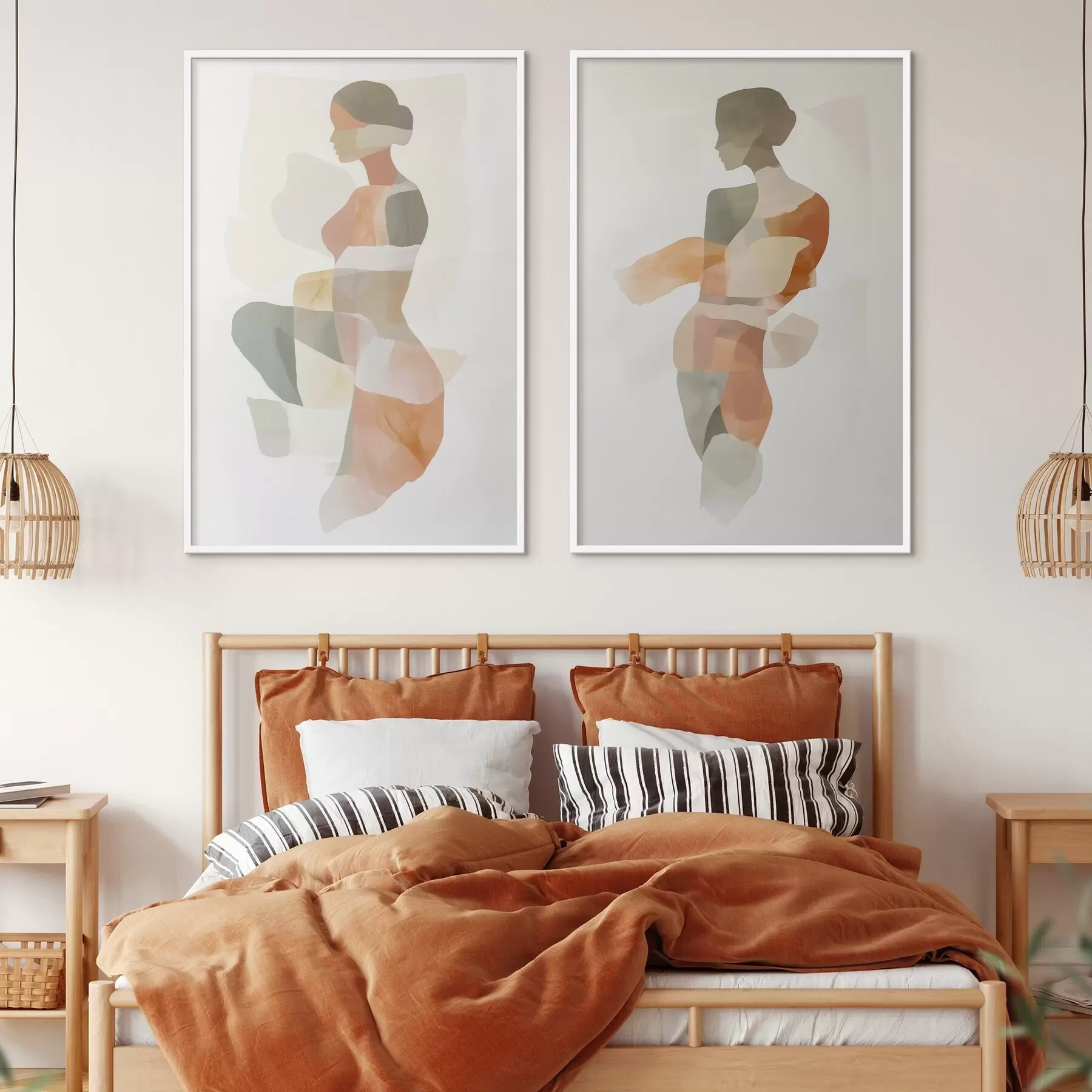 Fototapeta Abstrakcyjne sylwetki kobiet d00788