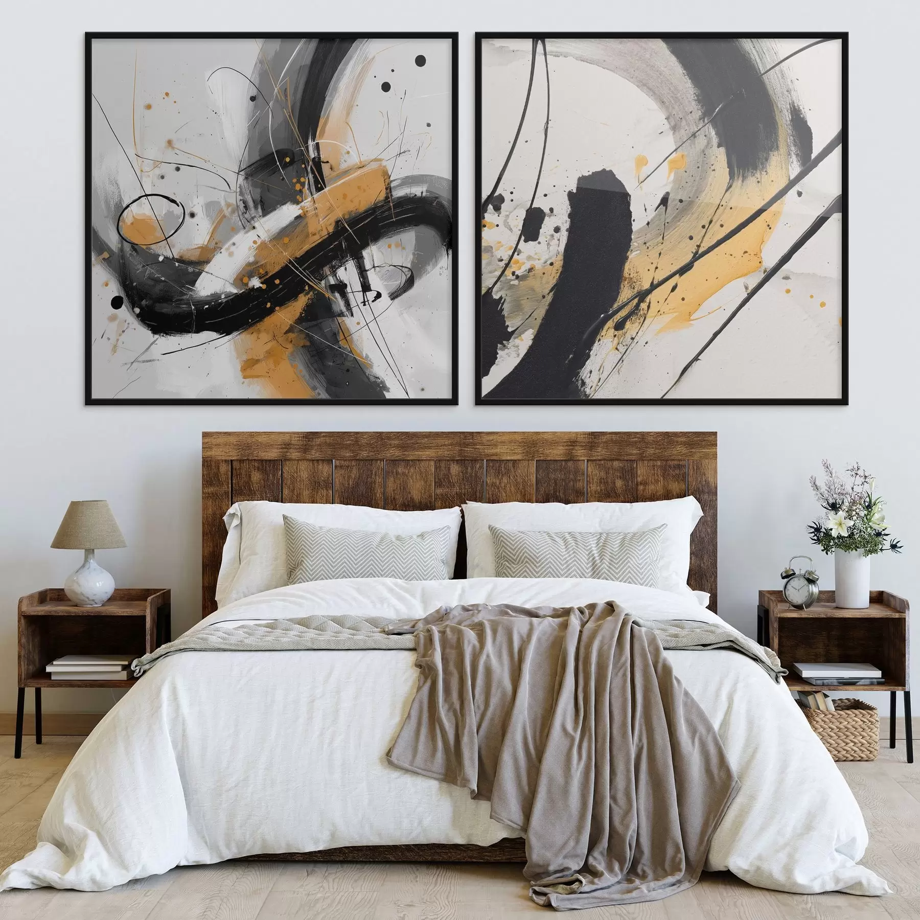 Fototapeta Wyrażenie w odcieniach żółci i czerni d00739