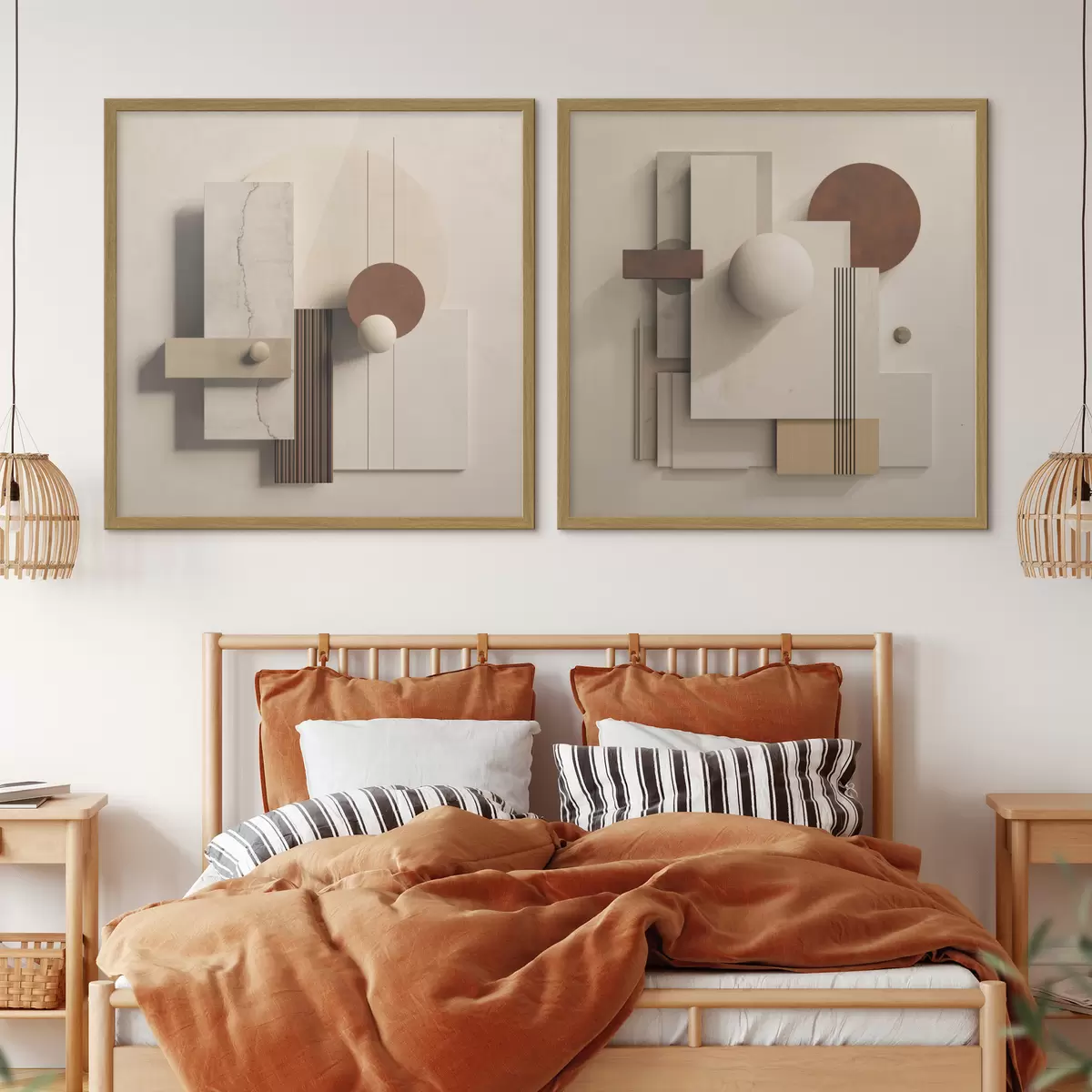 Plakat Geometria i abstrakcja w stylu minimalistycznym d00743