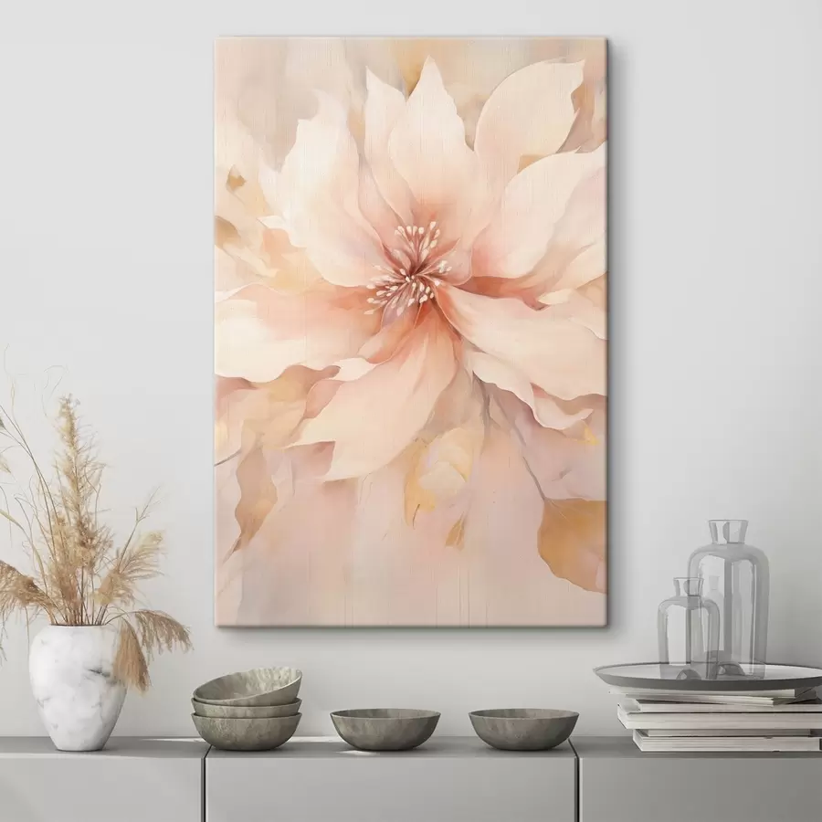 Obraz Duży abstrakcyjny kwiat s47444