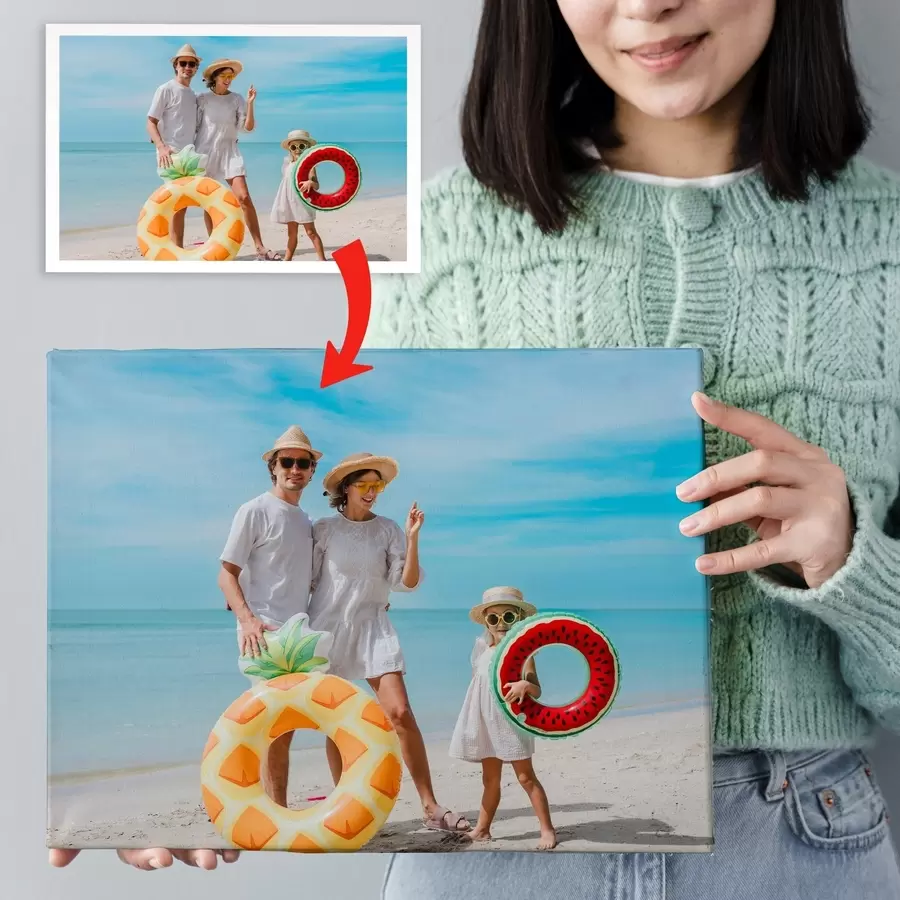 Obraz Drukowanie zdjęcia rodzinnego na płótnie s47190