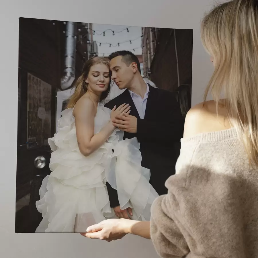 Obraz Zdjęcie ślubne na płótnie s47209