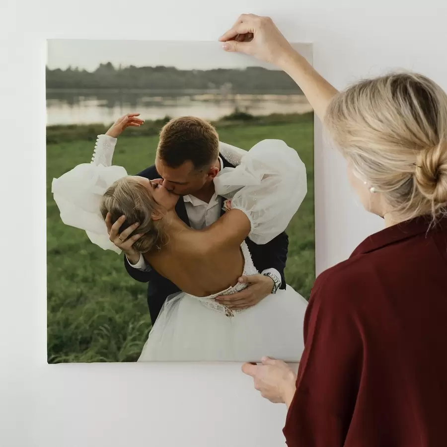 Obraz Zdjęcie ślubne na płótnie s47216