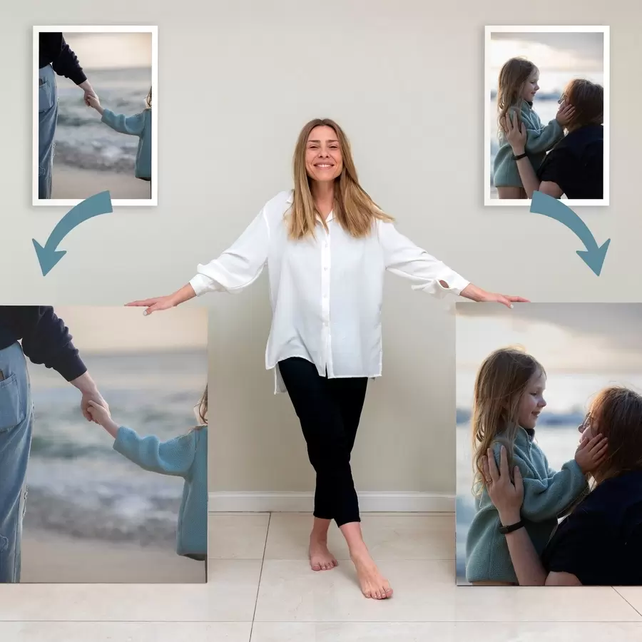 Obraz Portret rodzinny na zamówienie na podstawie zdjęcia s47156