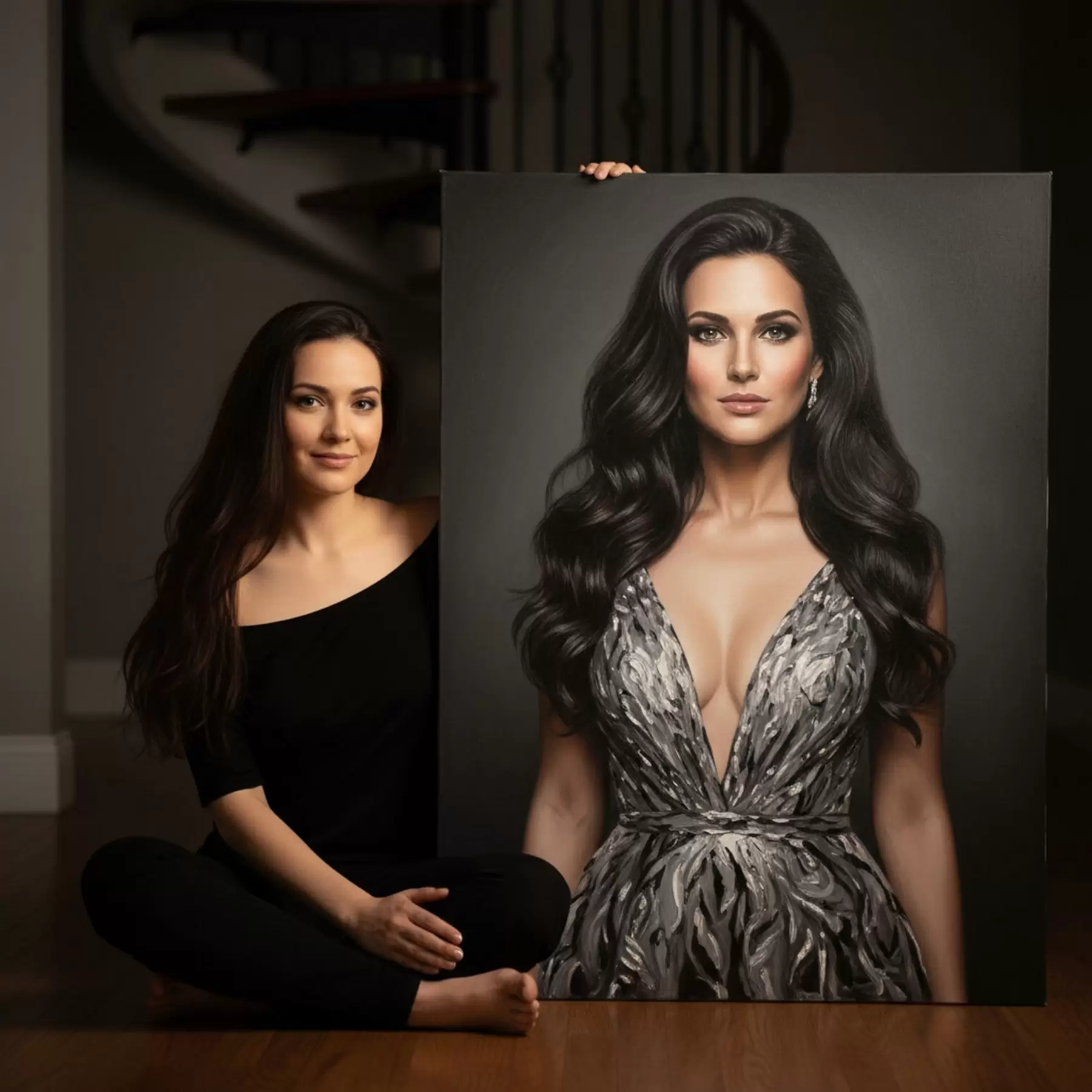 Obraz Duży portret ze zdjęcia na ścianę s47160