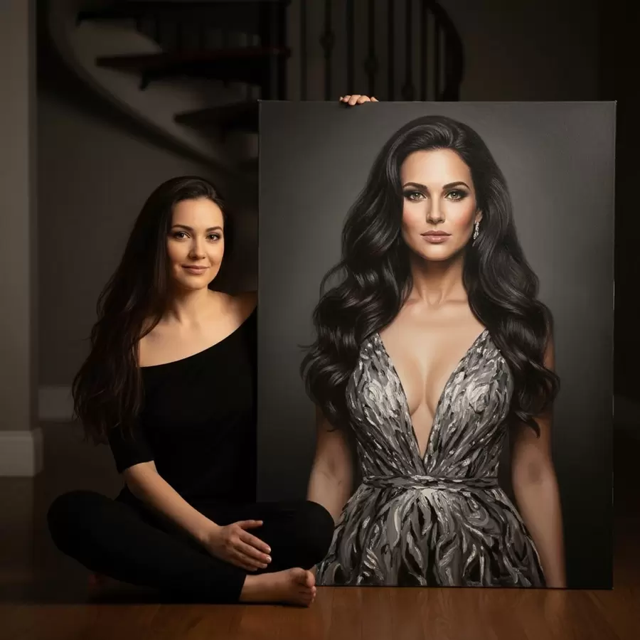 Obraz Duży portret ze zdjęcia na ścianę s47160