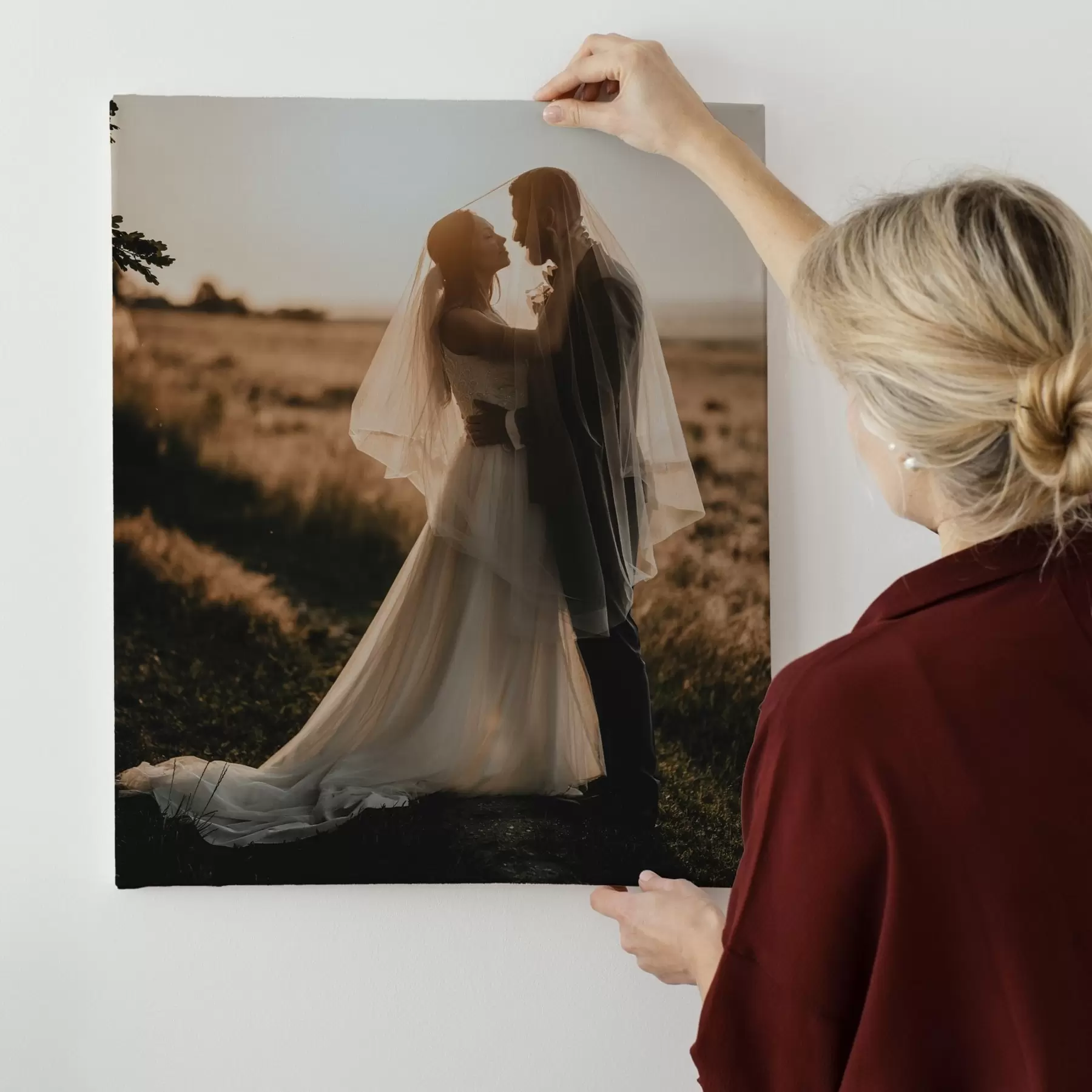 Obraz Zdjęcie ślubne na płótnie s47161