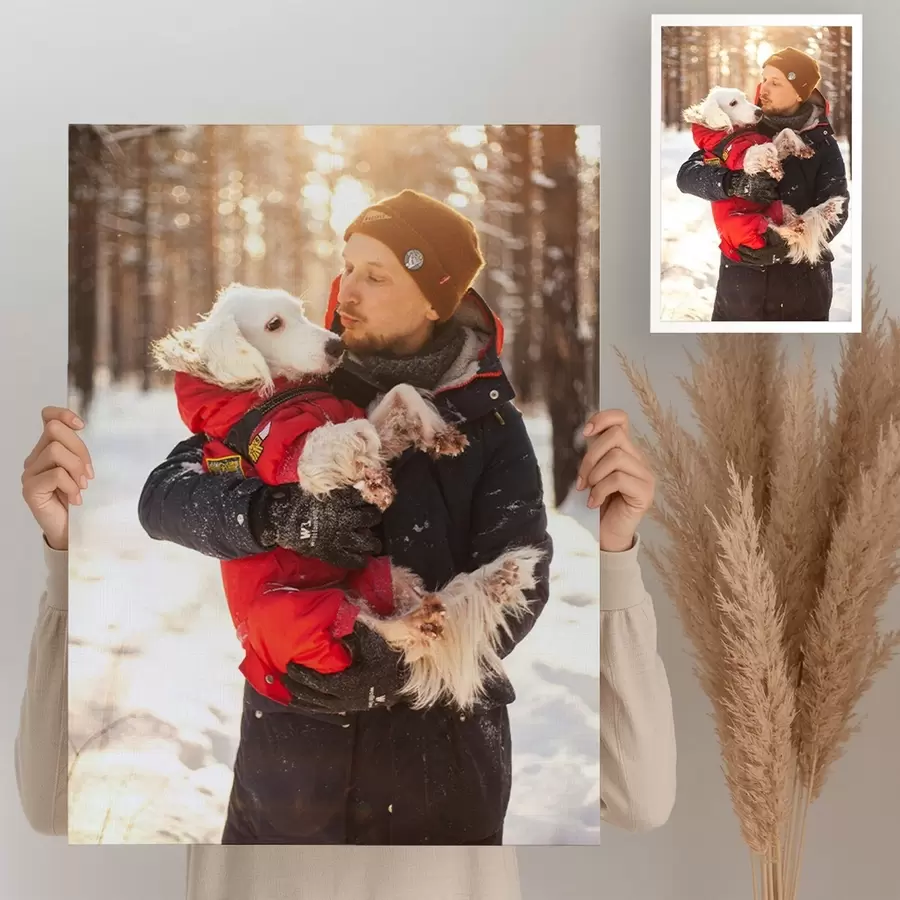 Obraz Twój pies wykonany na zamówienie na podstawie Twojego zdjęcia s47162