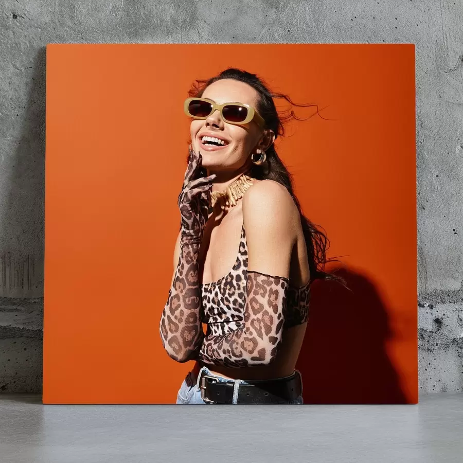 Obraz Portret z własnego zdjęcia na ścianie s47171