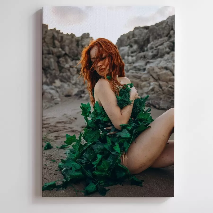 Obraz Prezent dla dziewczyny na podstawie jej zdjęcia s47189