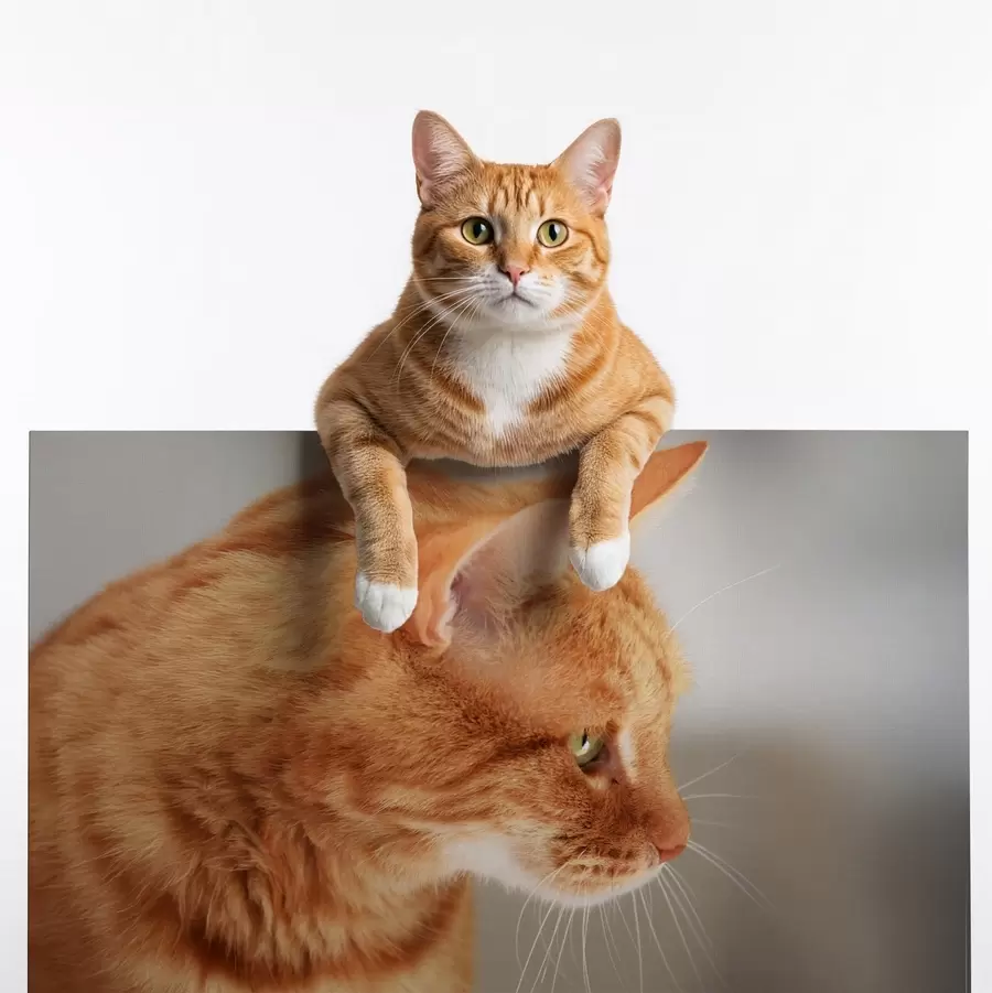 Obraz Zdjęcie Twojego kota na płótnie s47194