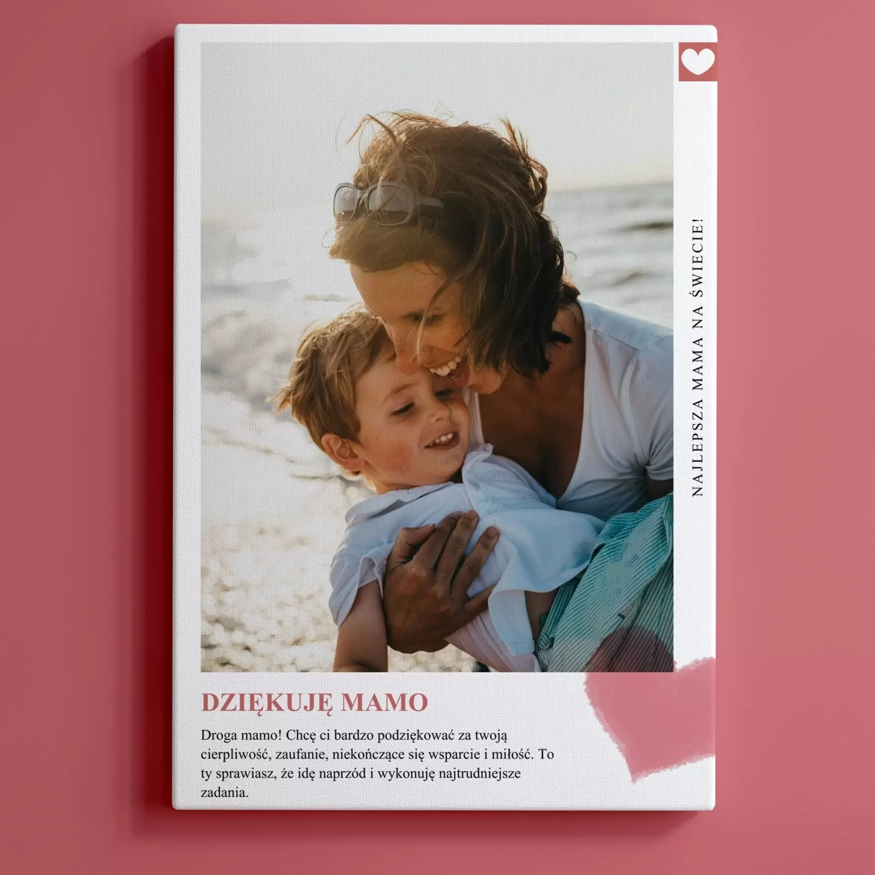 Obraz Fotokolaż na płótnie jako prezent dla mamy s47543