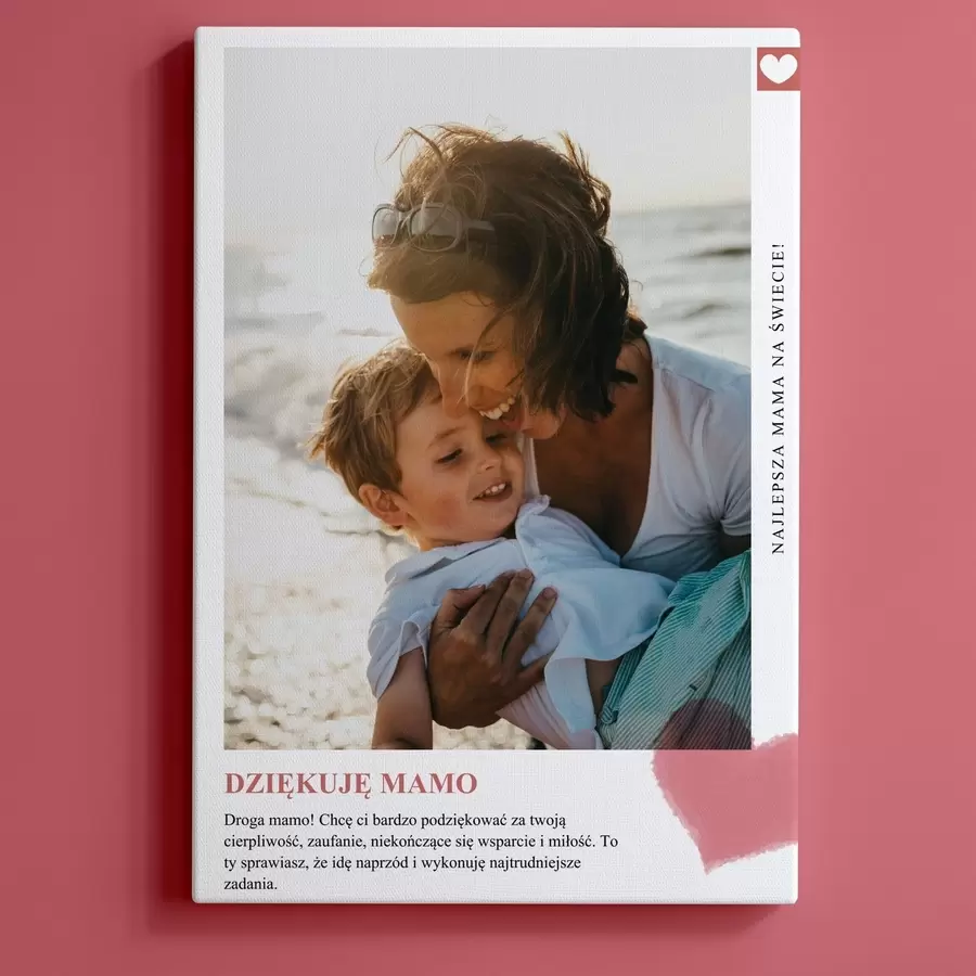 Obraz Fotokolaż na płótnie jako prezent dla mamy s47543